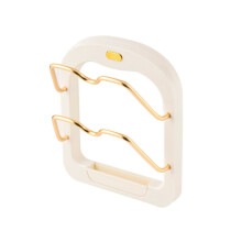 Soporte de acero inoxidable para tapas de ollas para puerta de armario o
