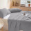 Ensemble de draps de qualité hôtelière, doux et infroissables, 4 pièces 4