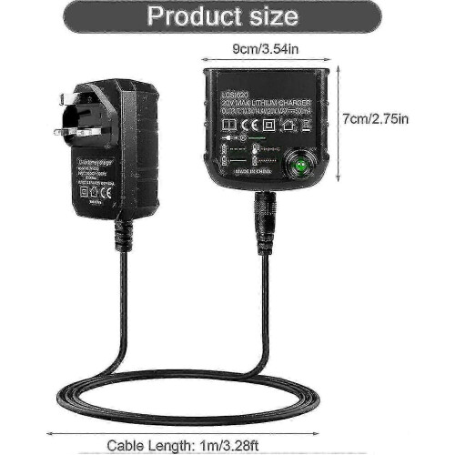 Black & Decker 9,6V–18V Li-ion acculader LCS1620 1
