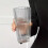 Randiga vintage-glas med sugrör, 4 st 5