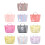 Classical Striped Carryall Bag PVC Construction-green powder 2