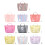 Classical Striped Carryall Bag PVC Construction-green powder 5