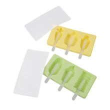 Ice Lolly Mallen 3 Holtes Siliconen Ice-Maïswortelen voor Des