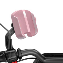 Support de support antichoc pour vélo-Vue arrière rose