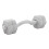 Plastic Facials Fitness Dumbbell Equipment Exercise Tool-Grey 1