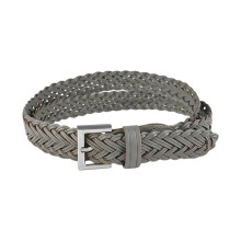 Delicate Waist Chain for Dress Stage-Dark Grey silver buckle