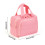 Practical Fabric Cosmetic Pouches Double Opening-Light Yellow 4