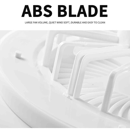 Ventilateur de plafond moderne encastré avec lumière LED et télécommande 1