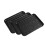 Black Boot Tray Mat Waterproof Raised Edge 3 Pack 4