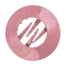 Pince à cheveux ronde à dents Extra larges, Surfaces-rose