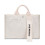 Stylish Magnetic Closure Shoulder Bag Spacious Main-White 1