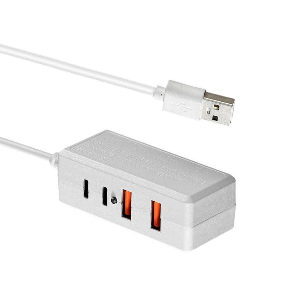 4 Port Usb Charging Adapter Type C Expander Fast-1.8 Meters 7751001421952