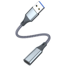 Adaptateur USB C femelle vers USB3.1 mâle avec charge rapide 60W