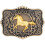 Boucle de ceinture Punk de remplacement,-ancien cheval vert 1
