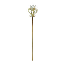 Sceptre de duchesse scintillant avec strass,-or brillant
