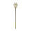 Sceptre de duchesse scintillant avec strass,-or brillant 1