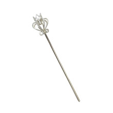 Accessoire de Costume de Baguette de Conte en-argent brillant