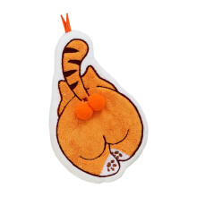 Quick Drying Absorbent Corals Fleece Hand Towel Lovely-Orange