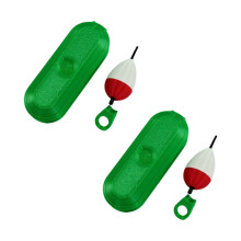 2Pcs Plastic Fishing Tackle Container Fishing Accessories