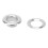 Edelstahl 8mm Ösen 300 Stück Silber 15