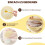 Sourdough fermentation kit, complete bread baking accessories, including round and oval silicone proofing baskets, dough scraper, b 2