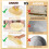 Sourdough fermentation kit, complete bread baking accessories, including round and oval silicone proofing baskets, dough scraper, b 4