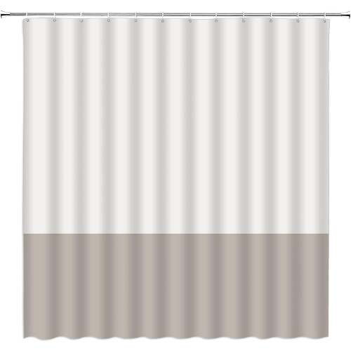 Beige brunt boho bruseforhæng med kroge 72x72 tommer 1
