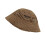 Adjustable Foldable Bucket Hat Hollows Trendy Embroidery-Khaki 1