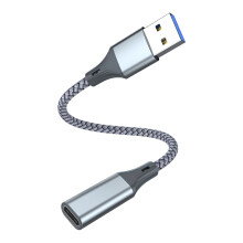 USB C Female To USB3.1 Male Adapter Cable For 60W Fast Charging