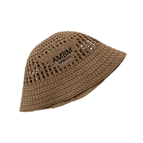 Light weight Cotton Sun Hat With Lace Pattern And Stylish-Khaki