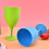 Frosted Plastic Wine Glasses Set, 6 pcs, 300ml 5