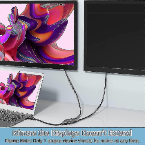 Προσαρμογέας διαχωριστή HDMI, αρσενικό HDMI 1080p σε διπλό θηλυκό HDMI 2