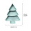Christmas tree serving tray plastic 3-compartment 2