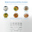 Mini rice cooker with non-stick insert and vegetable 4