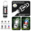 2-Pack Super Bright Mini Keychain Flashlights, Waterproof, 1200LM, Features include UV light, telescopic zoom, power bank functiona 2