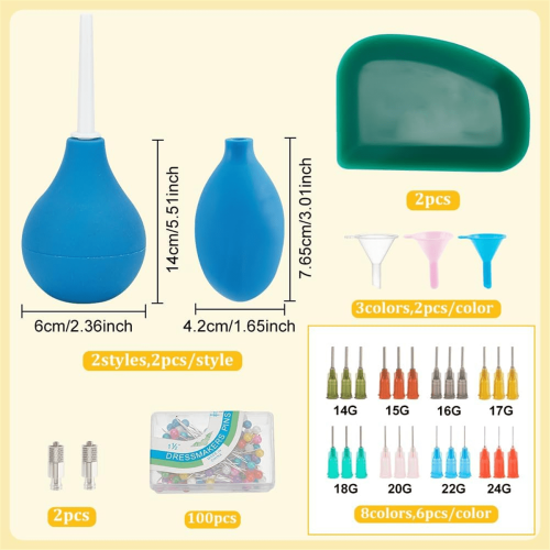 Ceramic Glaze Applicator Bottles Set with Fine Tips 1