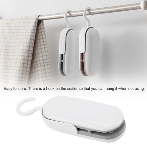 Scelleuse thermique Delaman Mini pour sacs plastiques, ABS, grise 2