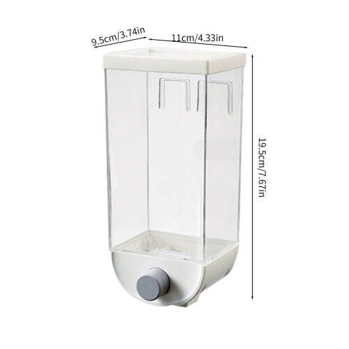 Zeceouar luchtdichte mueslidispenser voor wandmontage 2