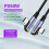 Flexibles, abgewinkeltes Typ-C-Kabel PD60W, schnelles-200cm 6