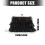 Stylish Sequined Evening Purse Convenient Snap Closure-Black 3