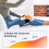 Massage device, knee massager, hot compress, red light vibration, LED touchscreen, 2000 mAh, 3-stage temperature control 4
