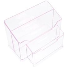 Organisateur de maquillage en acrylique avec porte-pinceaux (1 pièce)