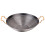 Stainless Steel Flat Bottom Wok 24cm Double Handle 1
