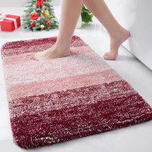 Rug Seomra Folctha Micrea-shnáithín Dronuilleogach Burgúine 24x16 Orlach