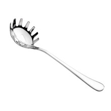 Cuillère à pâtes en acier inoxydable avec long manche