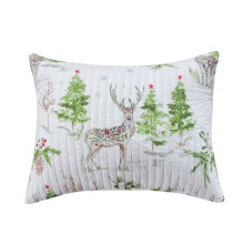 Levtex Home -kelloja tikattu kangas, 26x20 tuumaa, puuvillaa ja polyesteriä