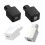 Adaptateurs de charge USB pour vélo électrique-Double USB noir 3