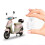 Waterproof USB Power Adapters Cordless Tool-White double USB 4