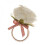 Ronds de serviette roses faits main, lot de 4 1