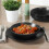16-Piece Stoneware Dinnerware Set – Semi-Matte Black 2